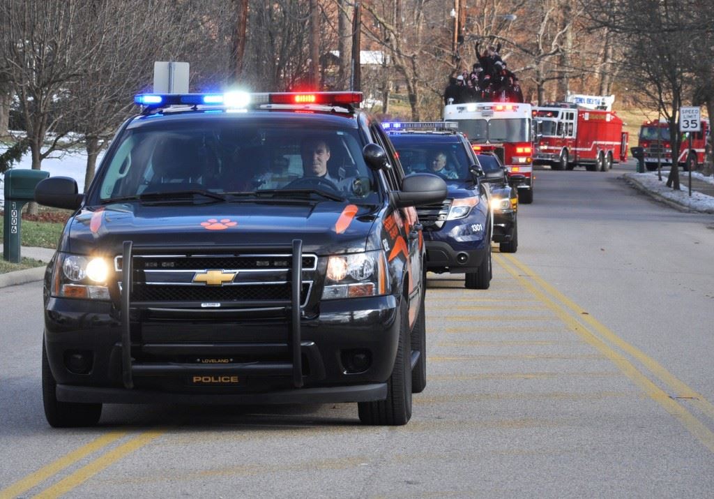 multiple police cars in road