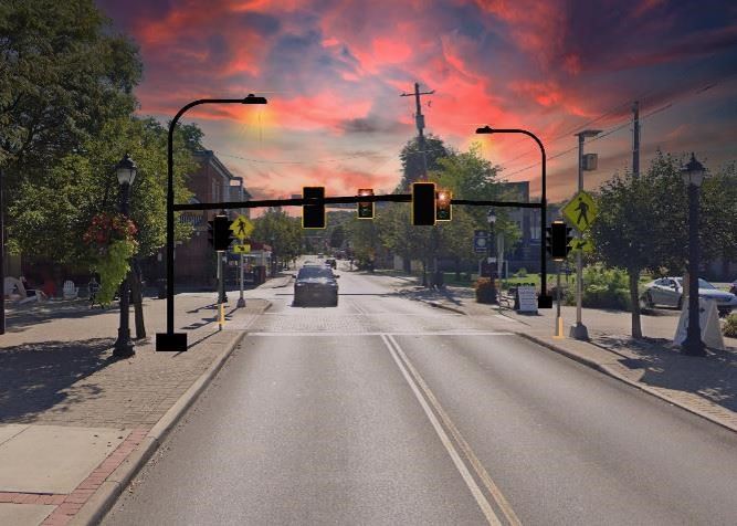 Bike Crossing Rendering