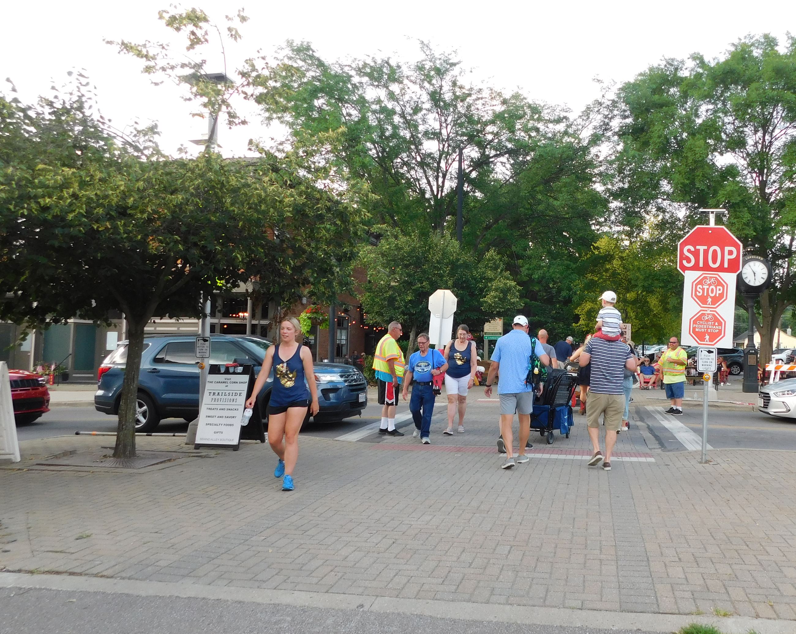 Outdoor events along Bike Trail