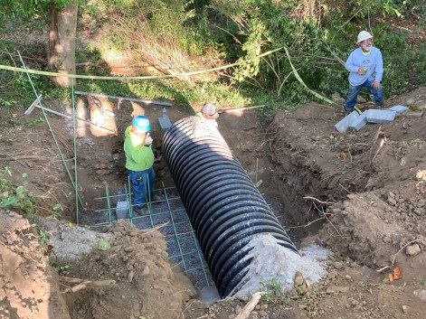 Harrison Project stormwater in Nisbet