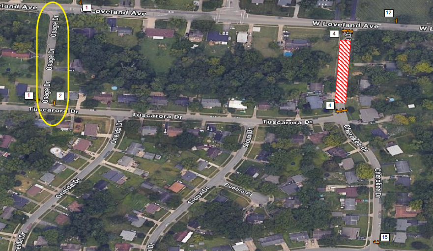 Cherokee Drive Closure